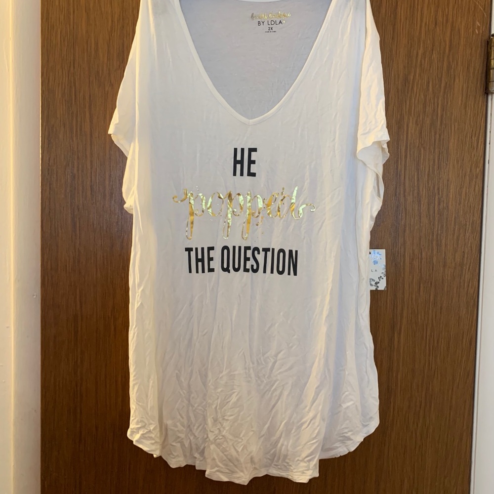 Bridal Shirt - He popped the question